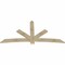 Ekena Millwork Alberta Rough Sawn Timber Gable Bracket, Douglas Fir, 96"W x 48"H x 2"D x 6"F, 12/12 Pitch GBW096X48X0206ALB00RDF - alternate 5